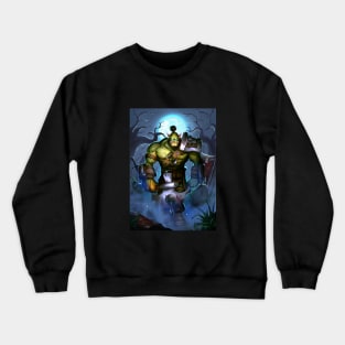 Green warrior Orc Crewneck Sweatshirt